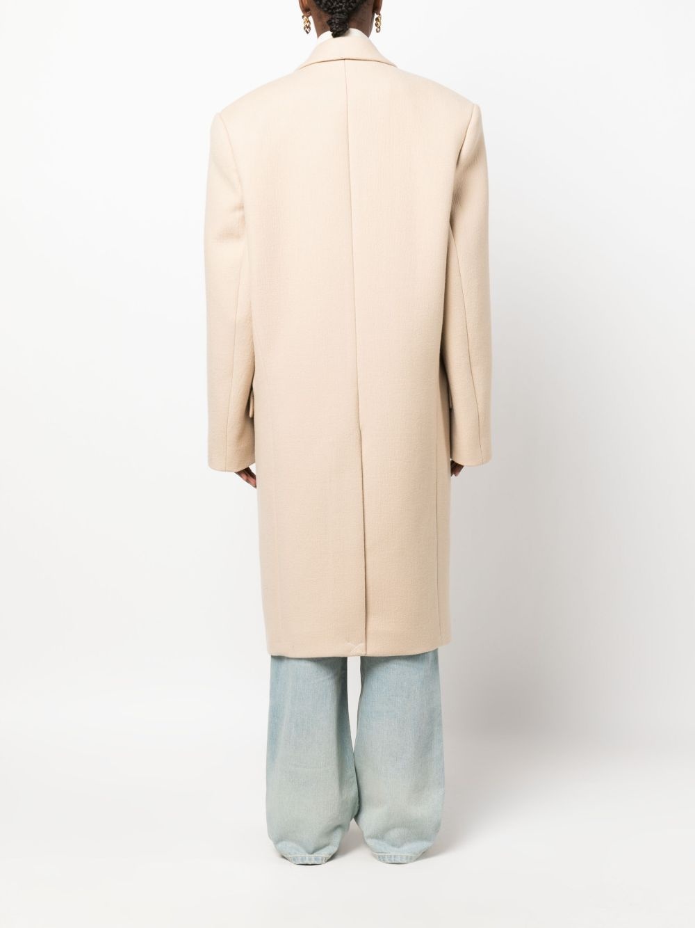 x Hailey Bieber virgin wool coat - 4