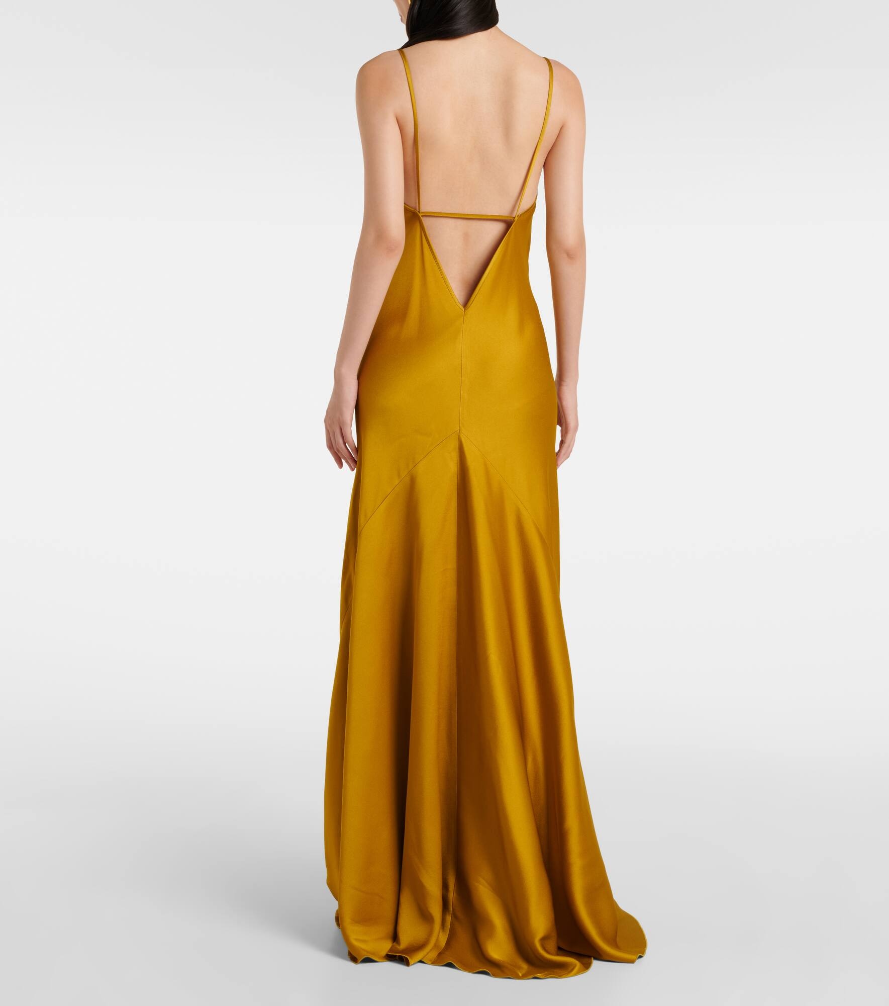 Satin slip dress - 3