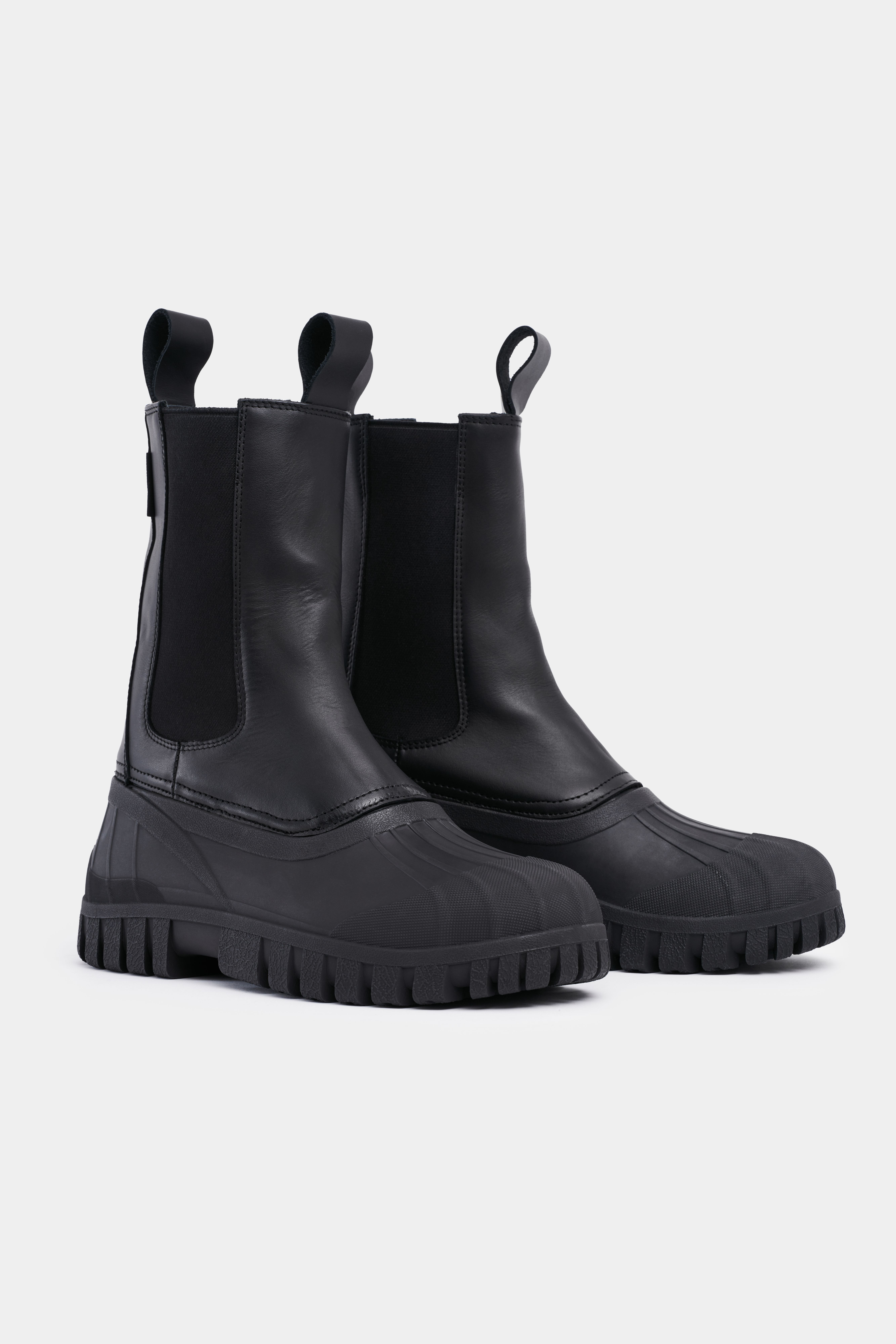 Patrol Boot Shaft Leather Black - 3