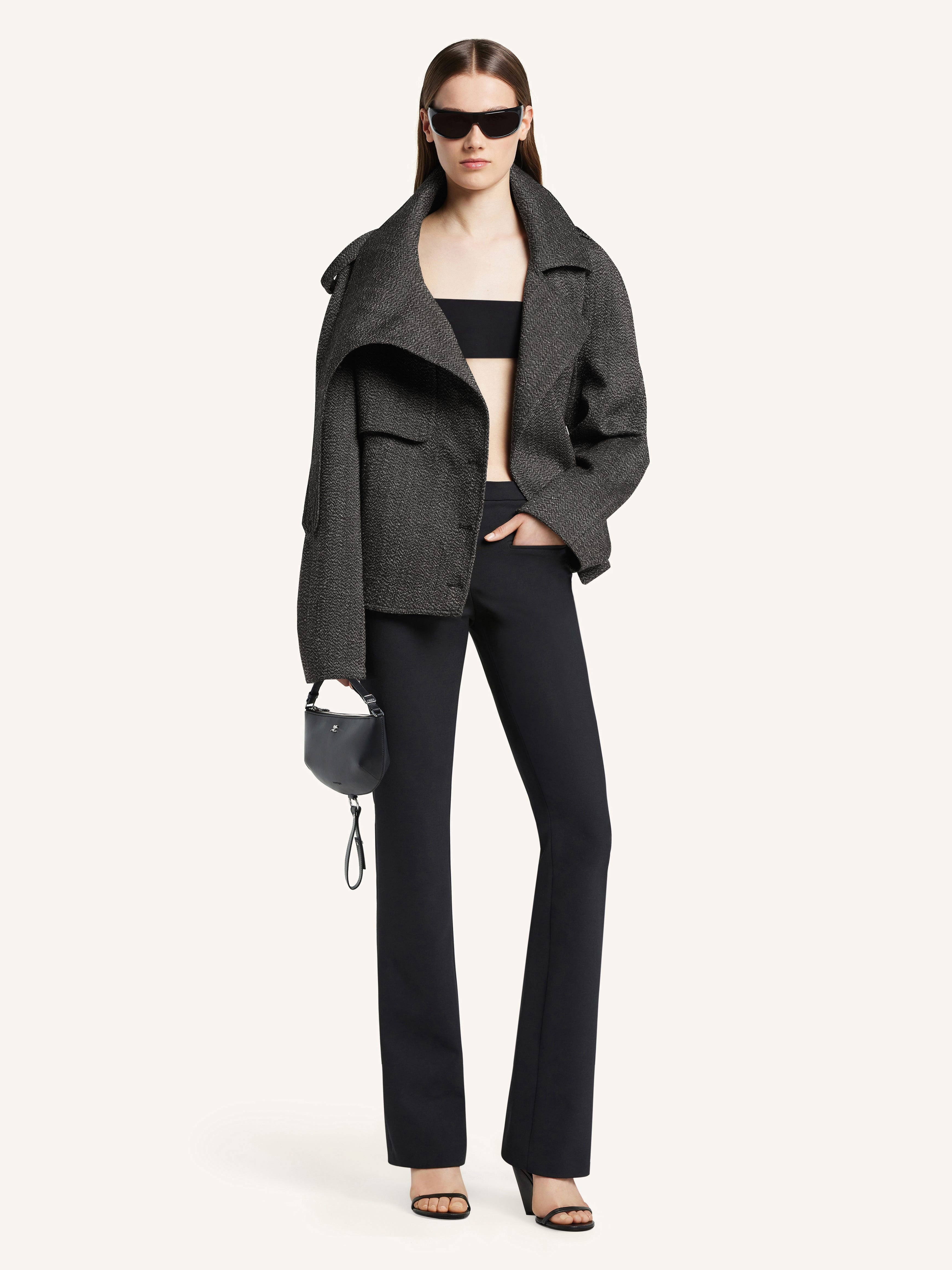 OBLIQUE CAVIAR WOOL COAT - 2