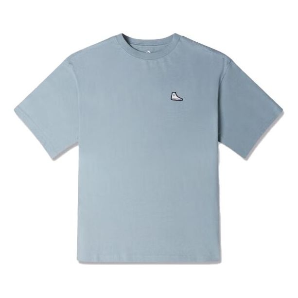 Converse Go-To Sneaker Patch T-Shirt 'Tidepool Grey' 10025397-A08 - 1