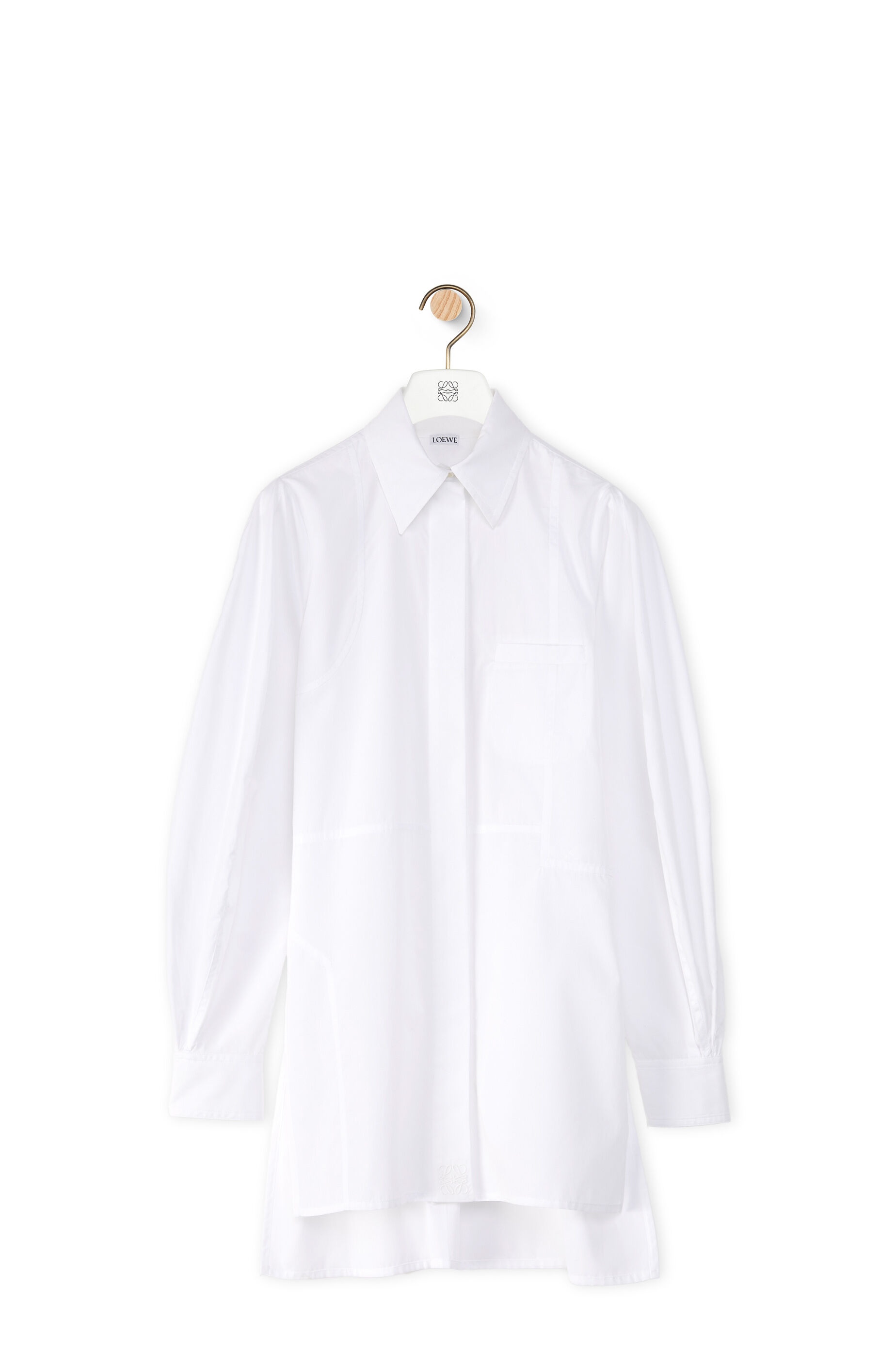 Patchwork shirt in cotton - 1