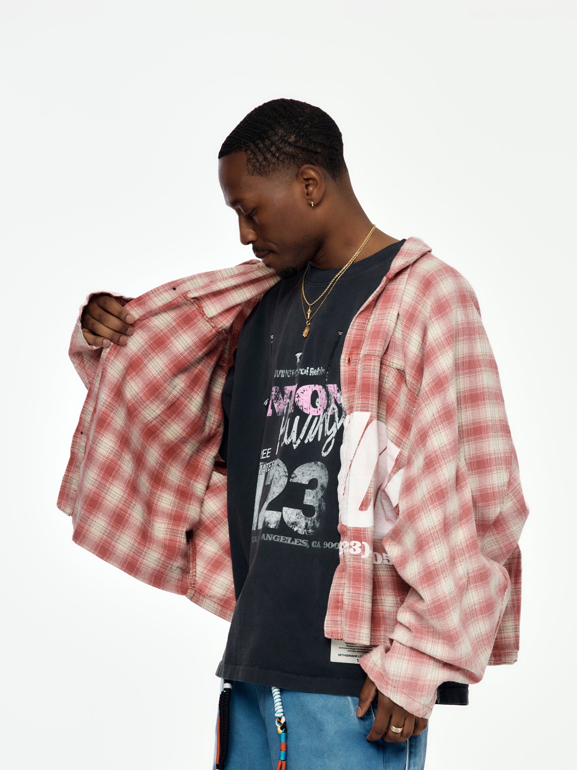 NAZARENE SHIRT (RED PLAID) - 2