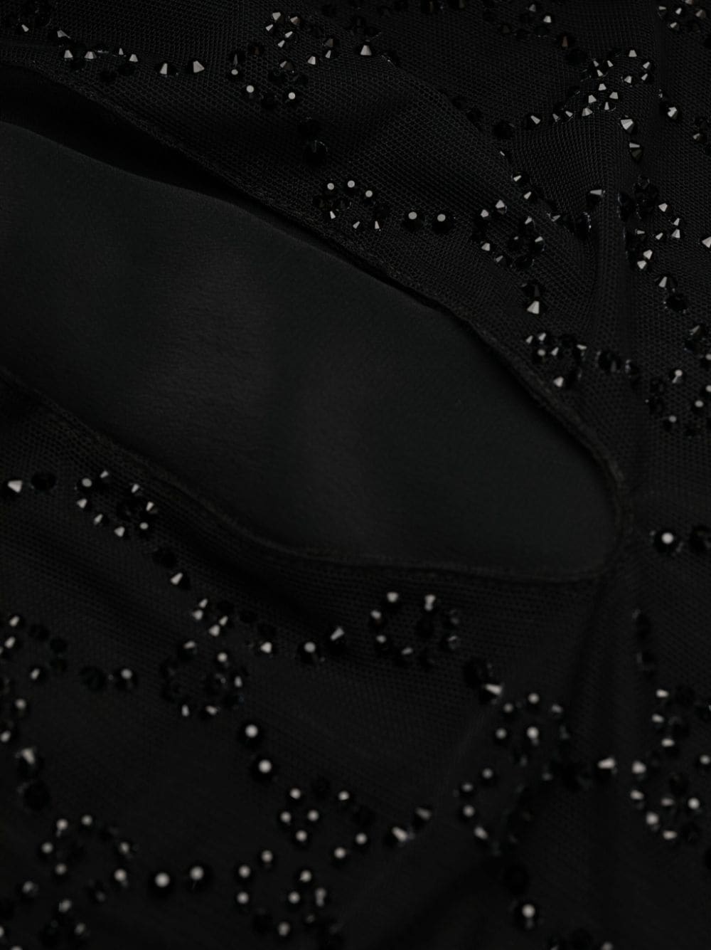 crystal GG tulle minidress - 7