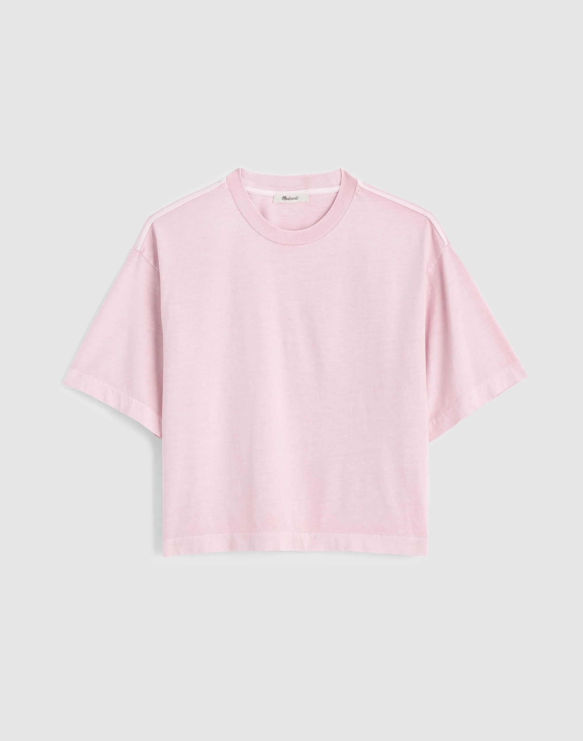 Madewell x Shopbop Boxy Crop Tee in Allday Jersey - 1
