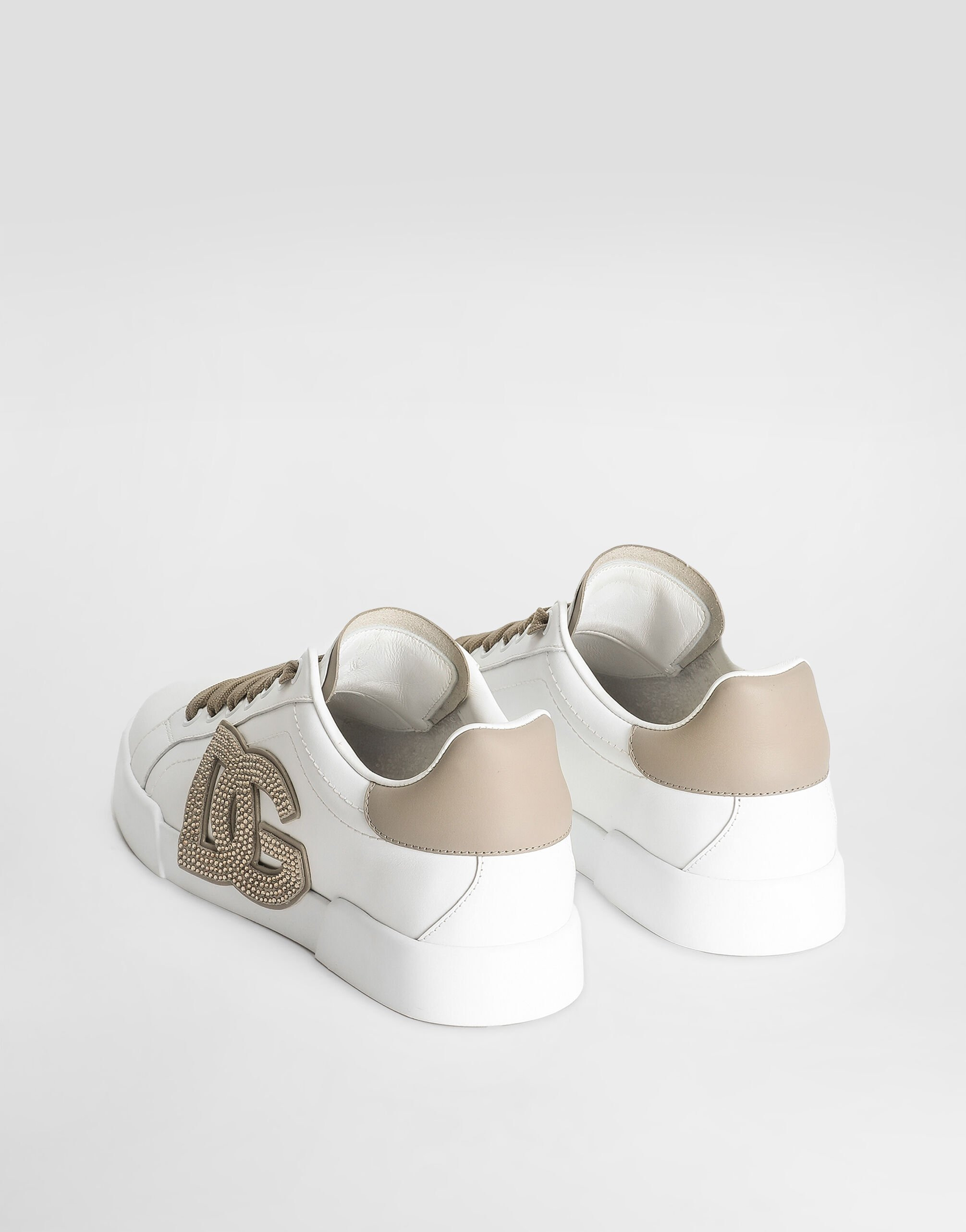 Calfskin Portofino light strobel sneakers - 3