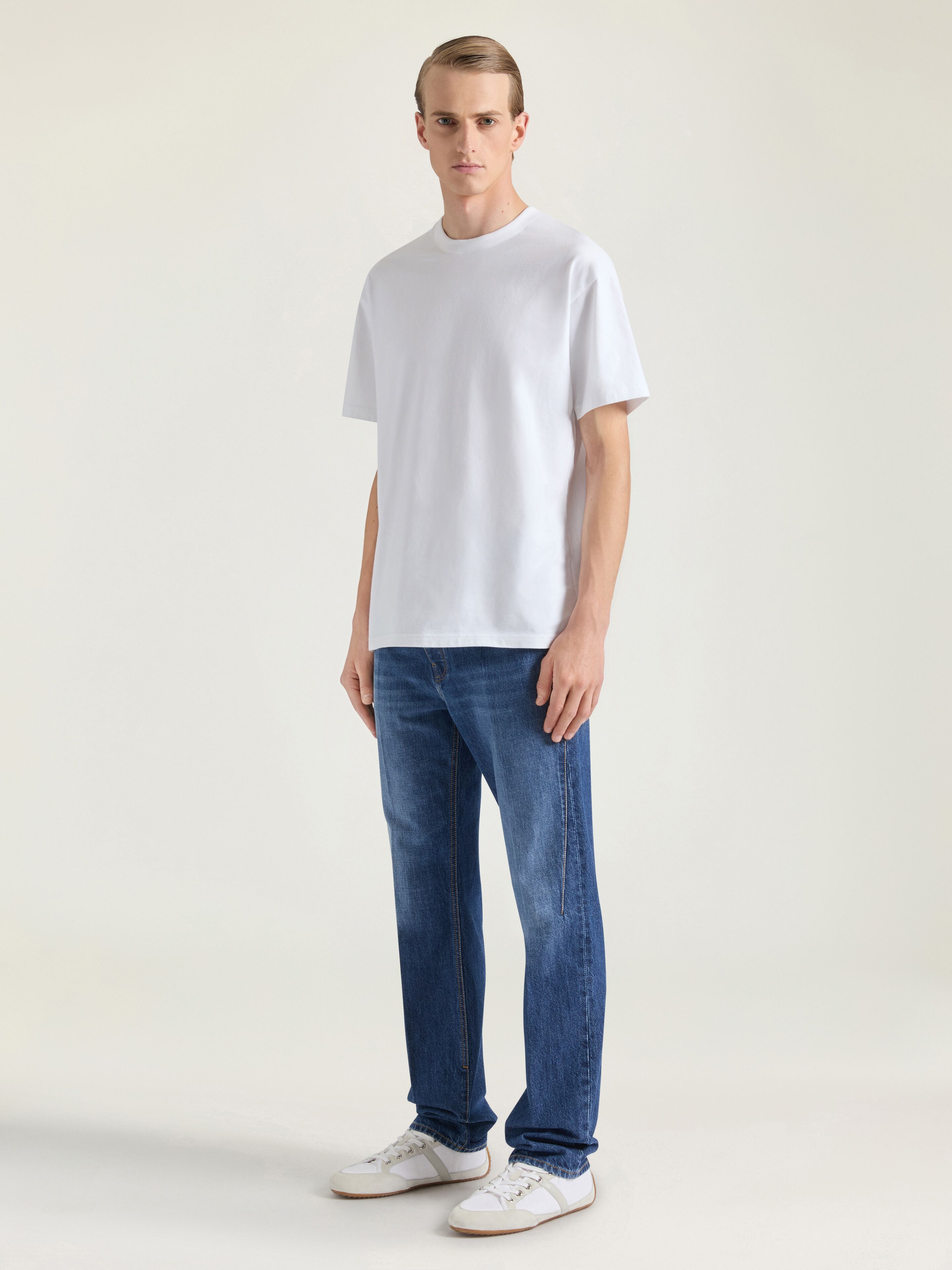 T-SHIRT IN COTTON WITH GIVENCHY STAMP PRINT - 2