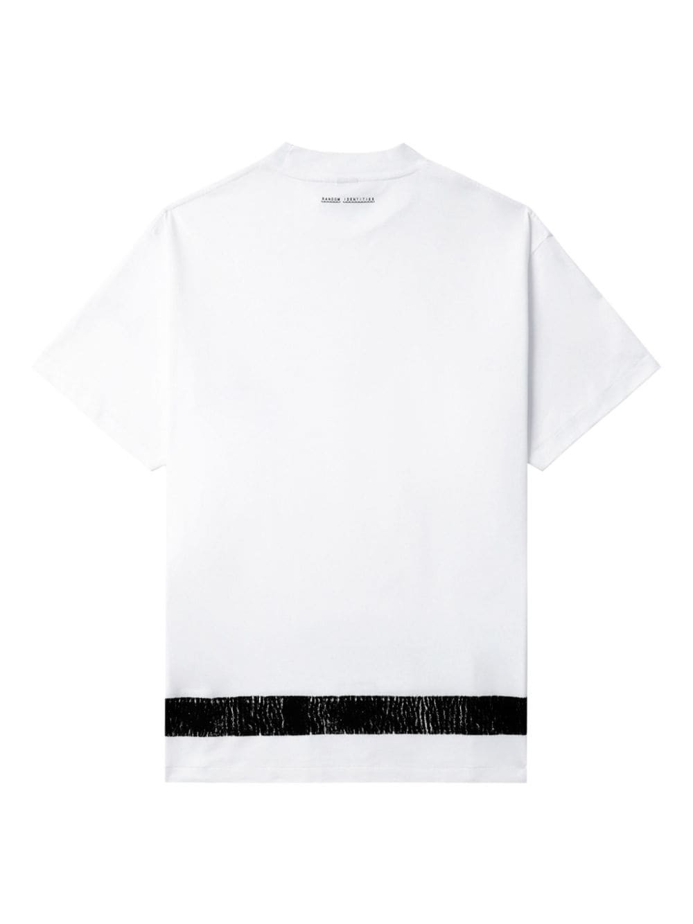 belt-print T-shirt - 6