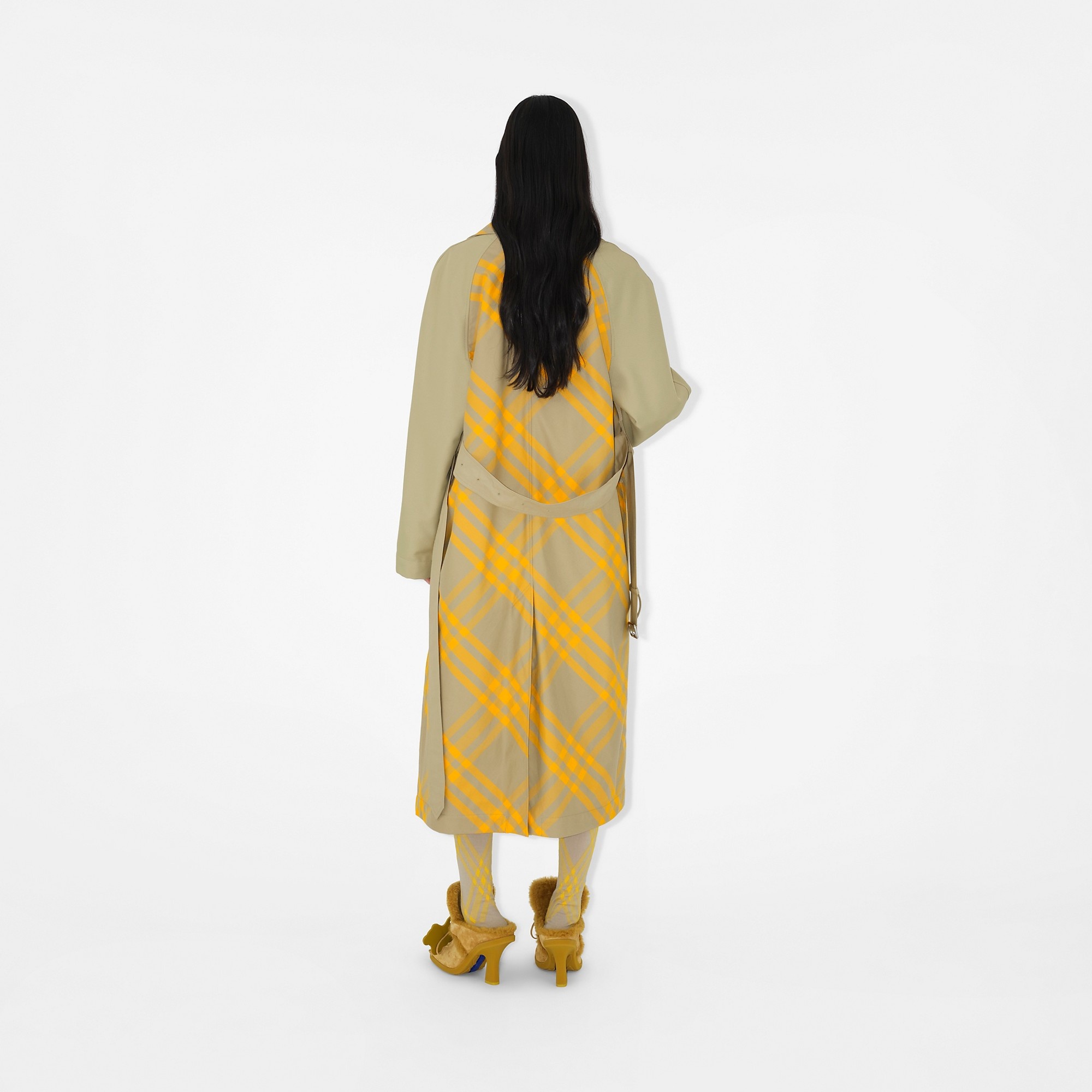 Burberry Long Bradford Reversible Car Coat | REVERSIBLE
