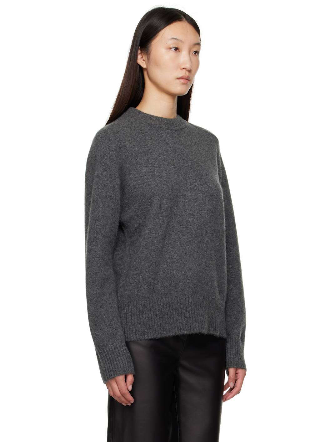 Gray Baltra Cashmere Sweater - 2