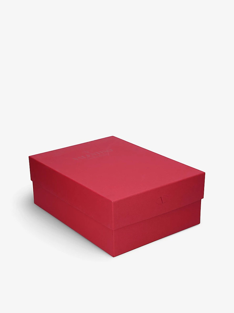 Rockstud spike-embellished leather ankle boots 5