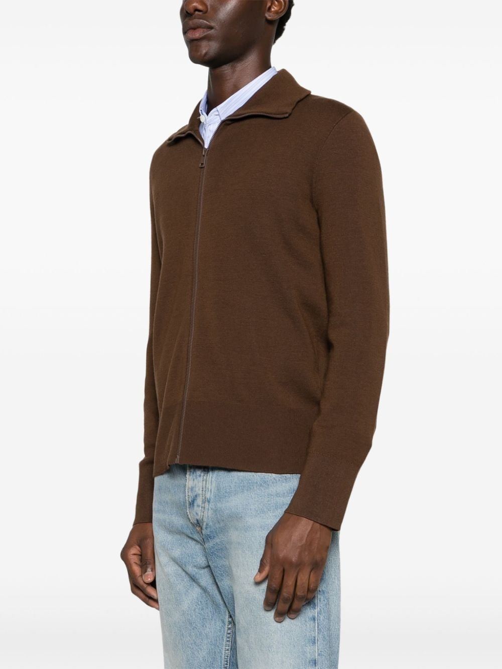 zipped cardigan - 3