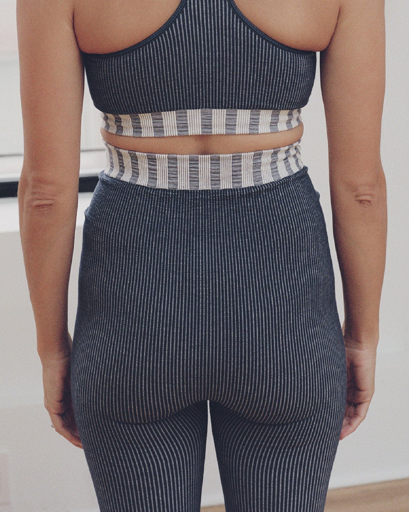 Oleta Stripe Legging - Organic Cotton Seamless 3