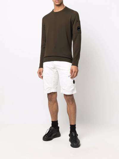 C.P. Company Lens patch crew neck sweatshirt outlook