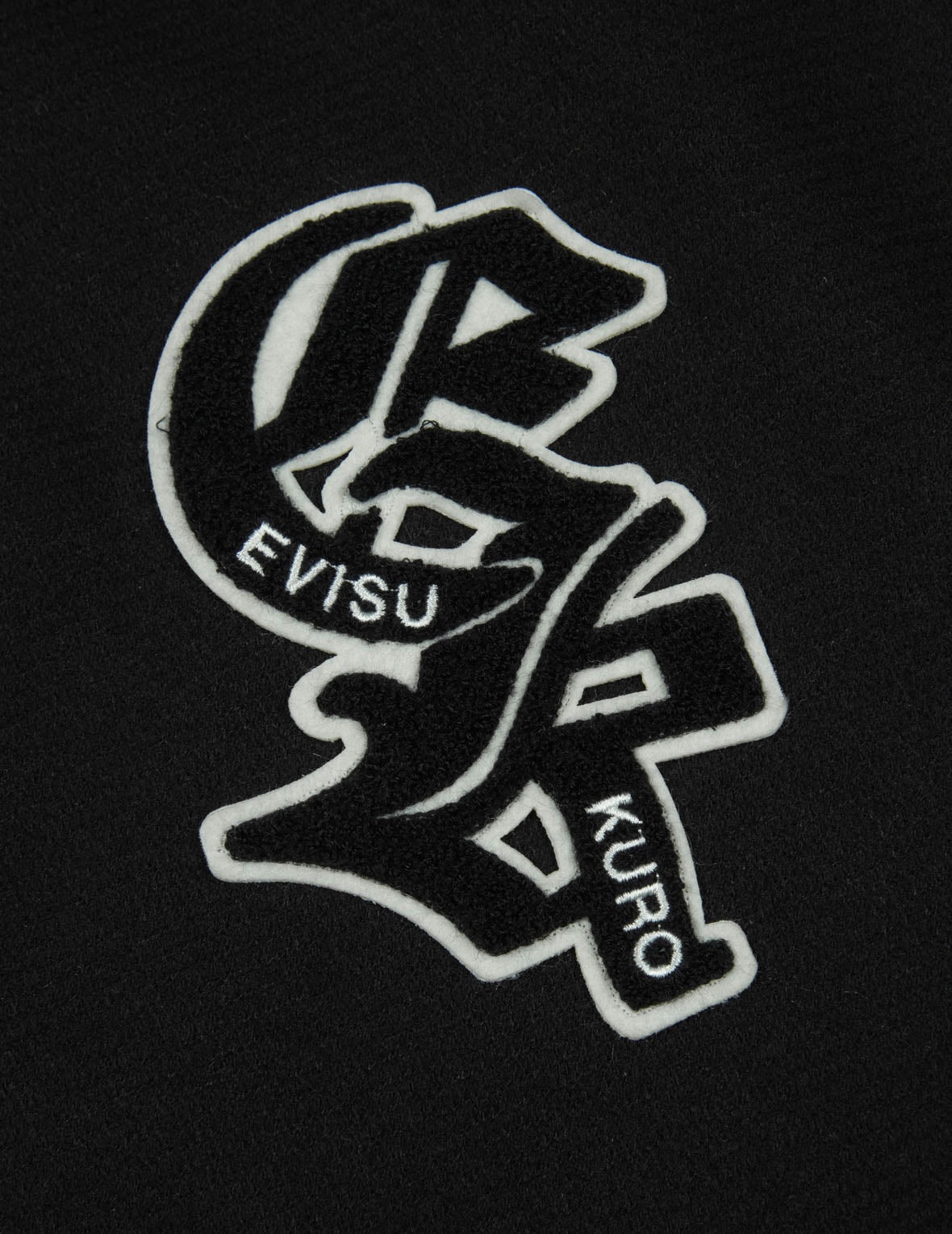 Multi Logo Badge Embroidery Relax Fit Padded Baseball Jacket - 7