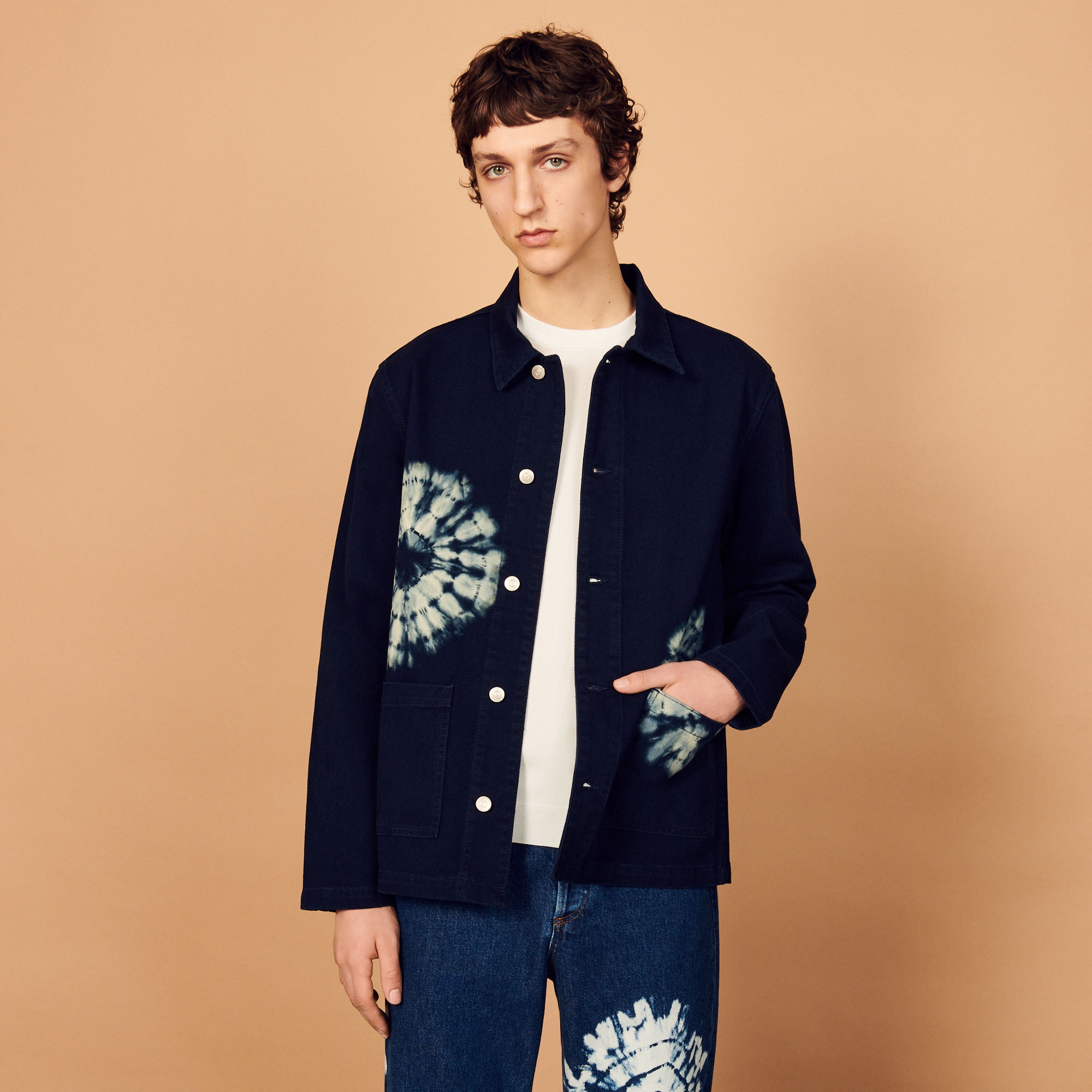 Organic cotton tie-dye jacket - 2
