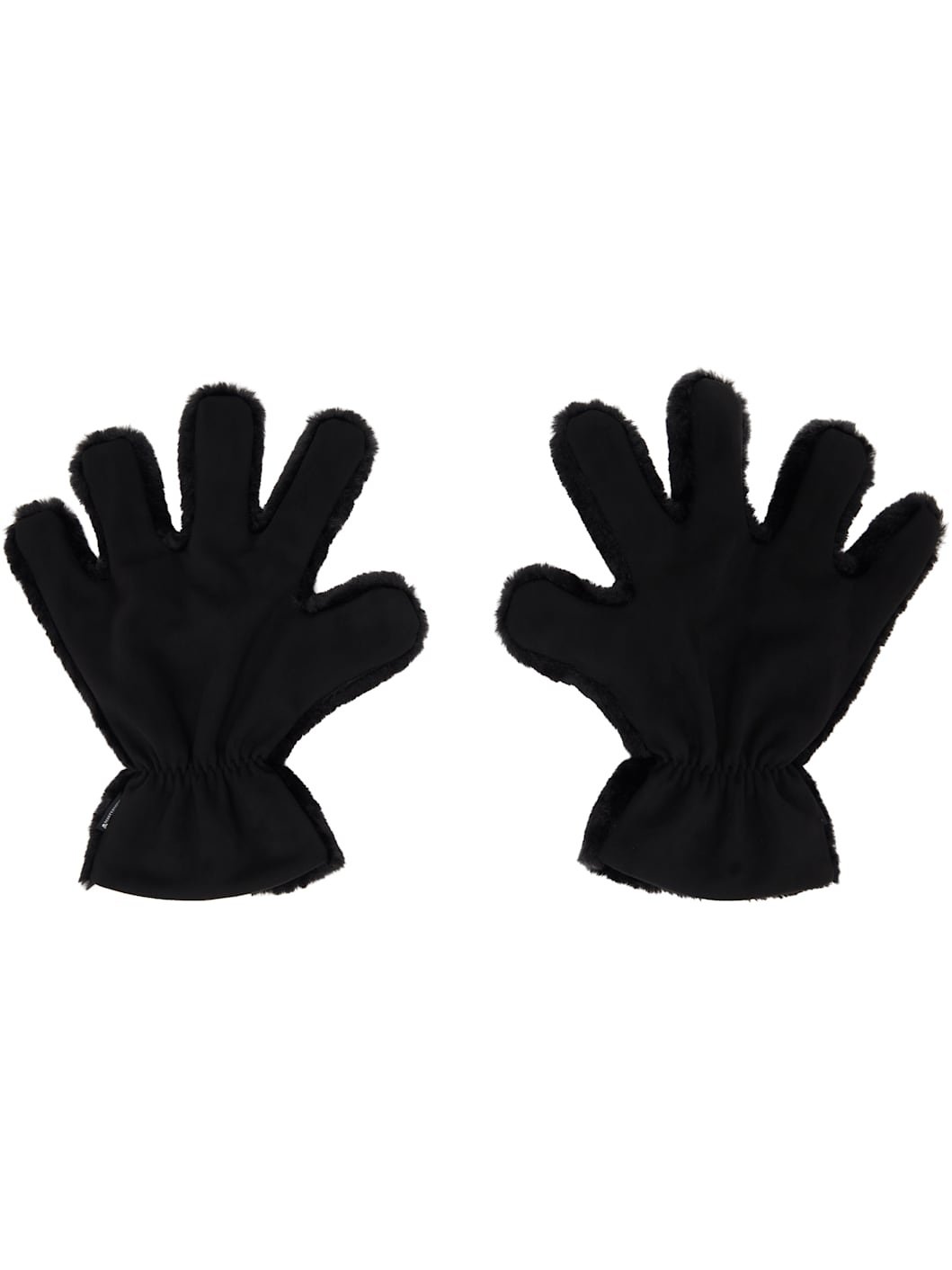 Black Big Hand Gloves - 2