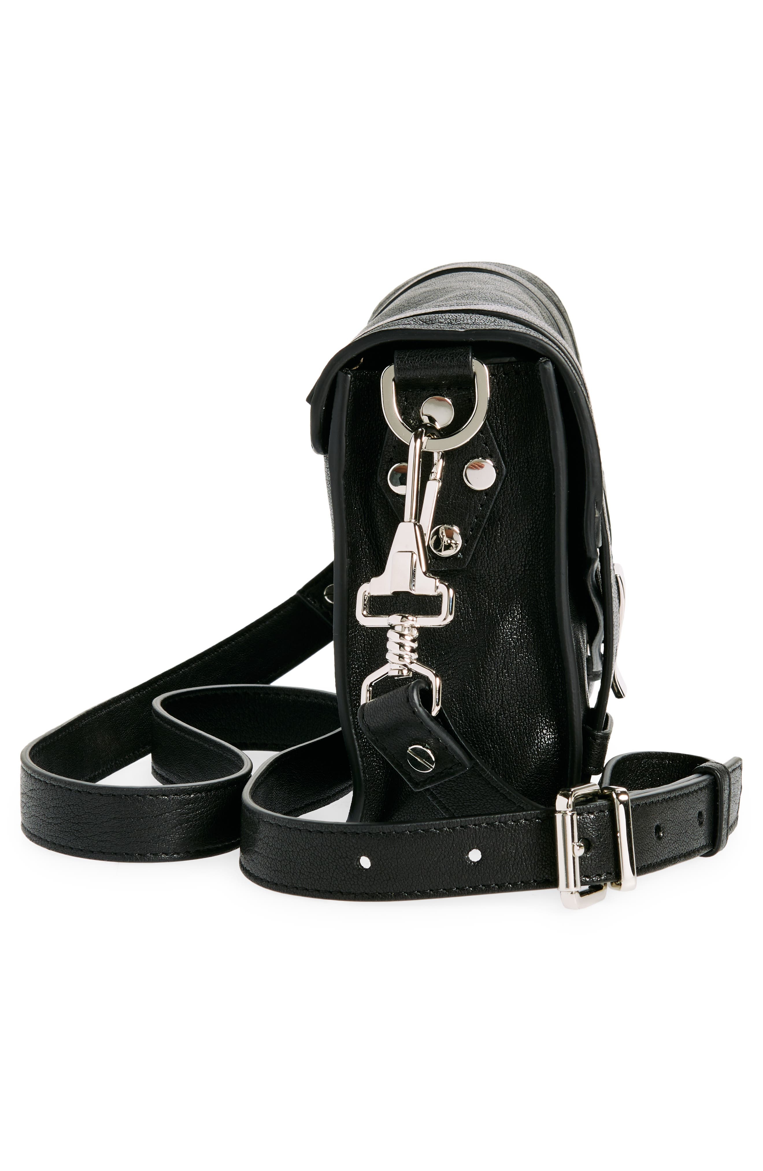 Proenza Schouler Mini PS1 Leather Crossbody Bag in Black/black at Nordstrom - 6