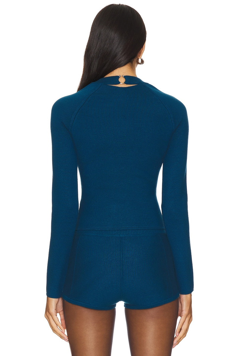 Fleur du Mal Knit Underbust Long Sleeve Top outlook