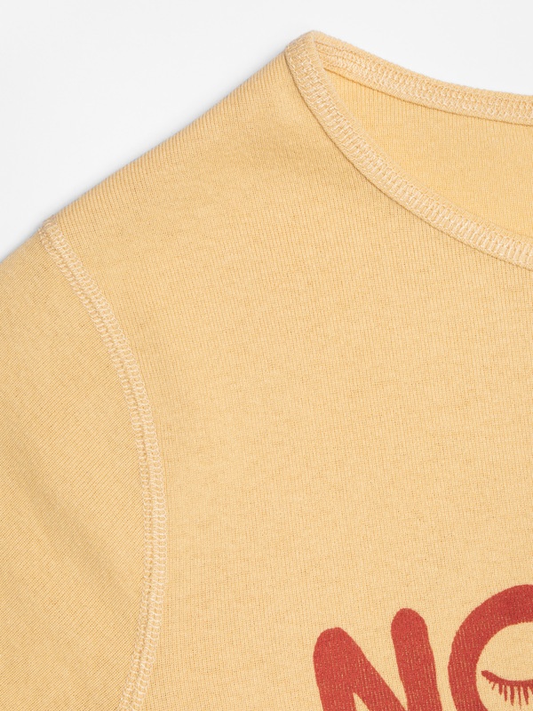 tシャツ Nudie Jeans/ヌーディージーンズ Eve T-Shirt Not Impressed  / Tシャツ / Mustard レディー Nudie Jeans tシャツ Jeans/ヌーディージーンズ Eve T-Shirt Not