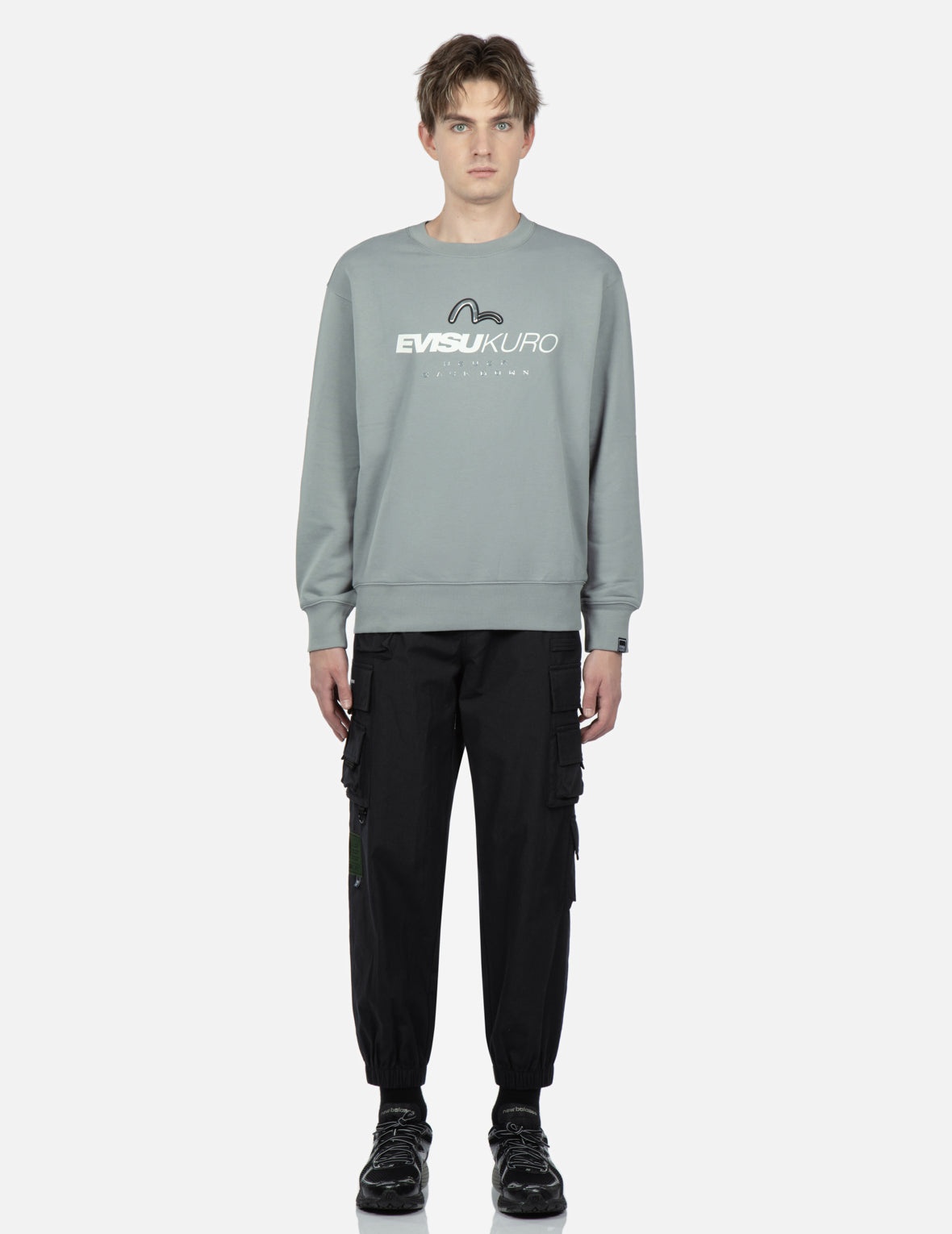 Transparent Seagull Badge Logo Print Sweatshirt - 5