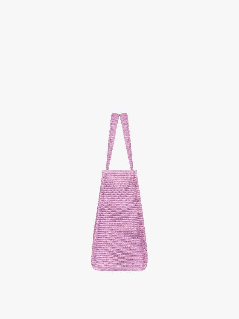 MEDIUM G-TOTE BAG IN RAFFIA 3