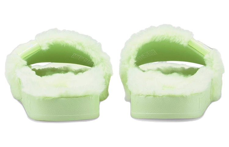 (WMNS) PUMA Leadcat 20 YLM Sports Slippers Green 385803-03 - 6