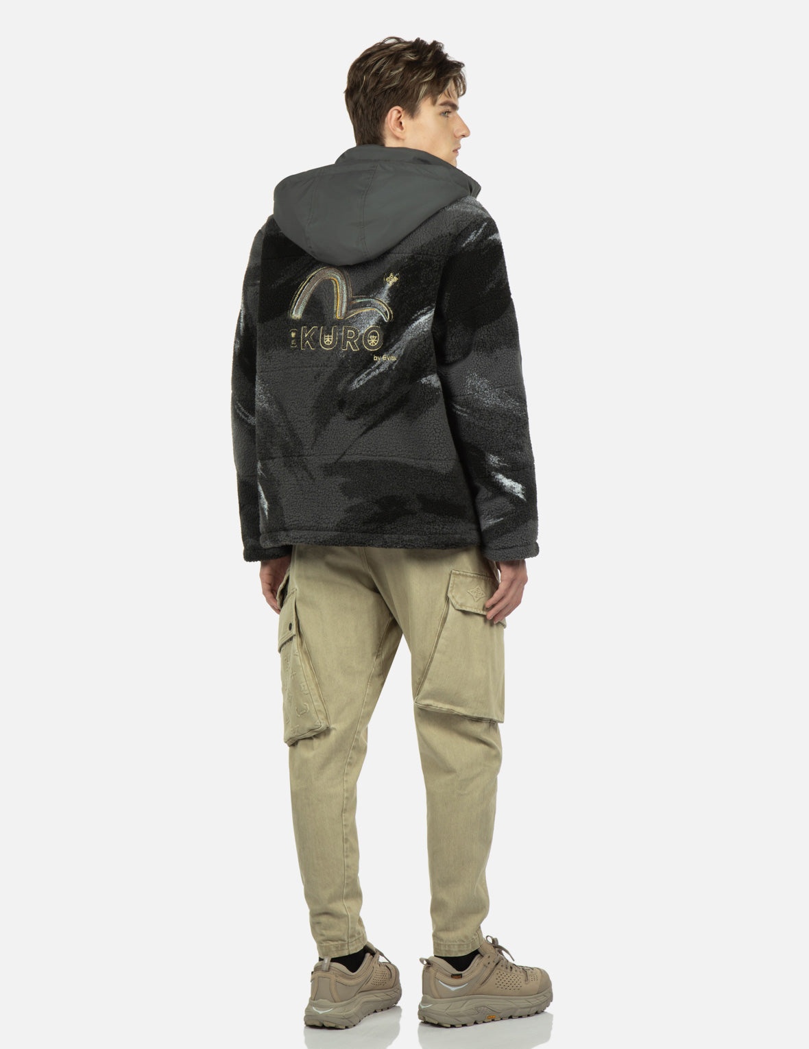 Brush Camouflage Jacquard Padded Jacket - 3