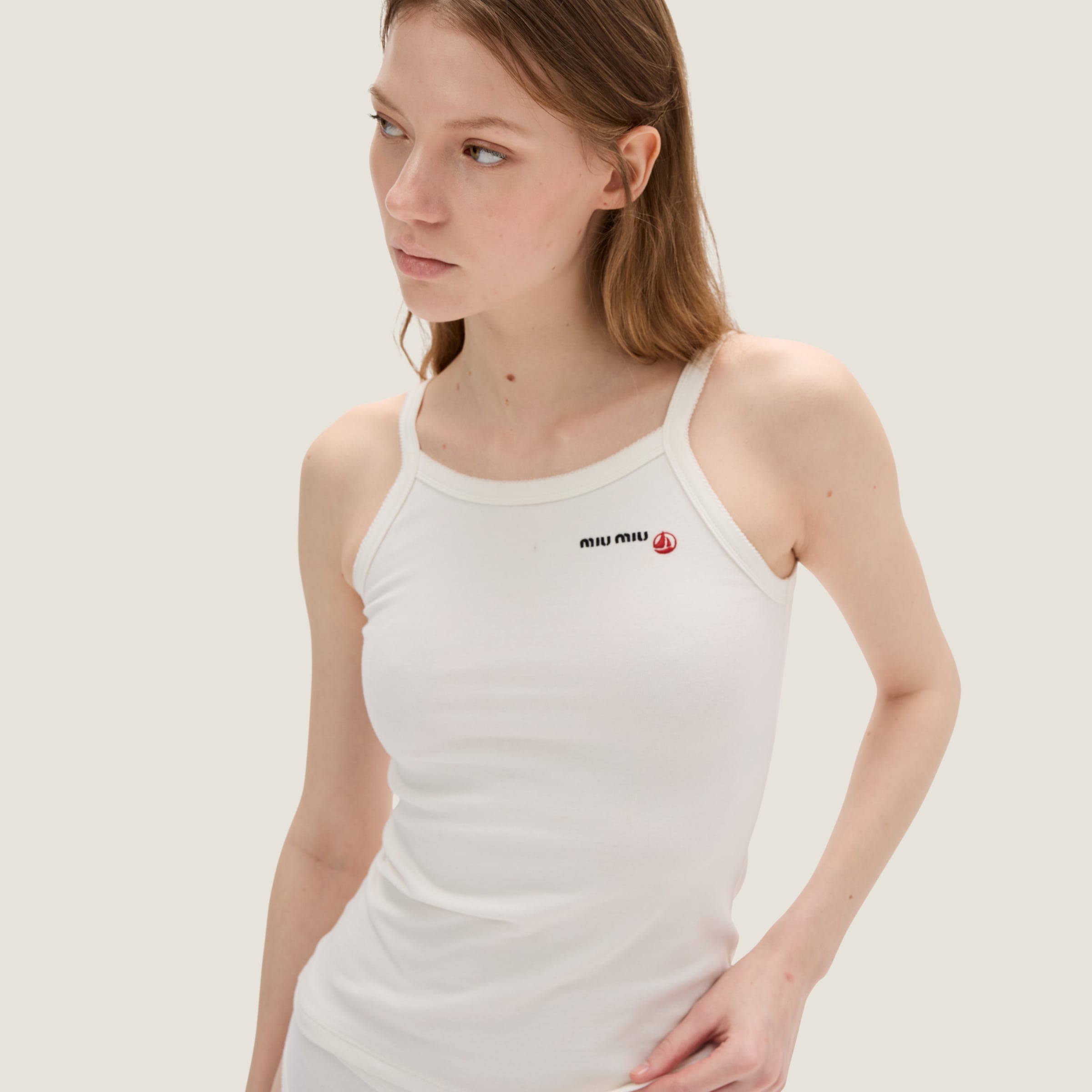 Petit Bateau X Miu Miu stretch jersey top - 4