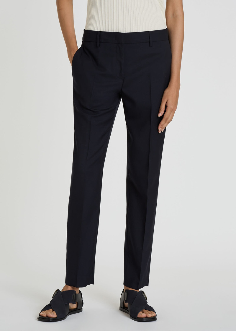 Paul Smith A Suit To Travel In - Tapered-Fit Wool Pants outlook