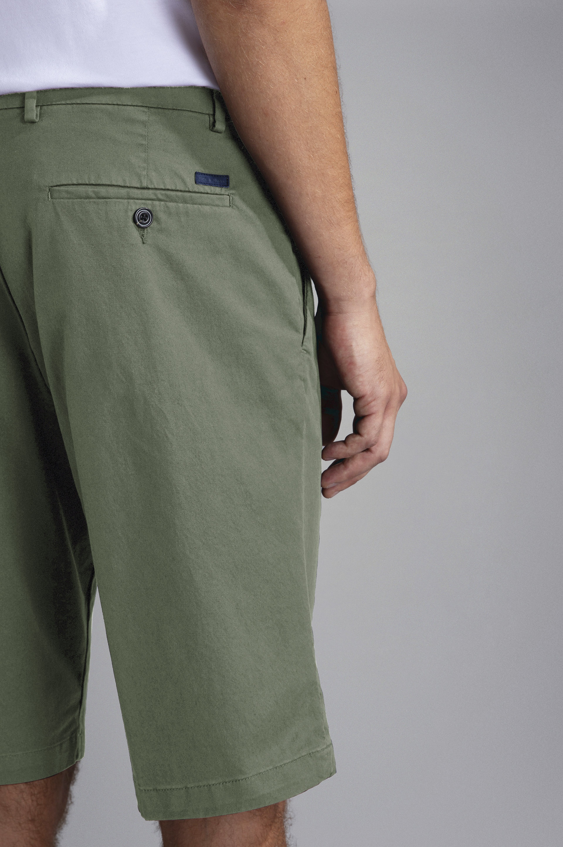 COTTON STRETCH BERMUDA SHORTS - 4