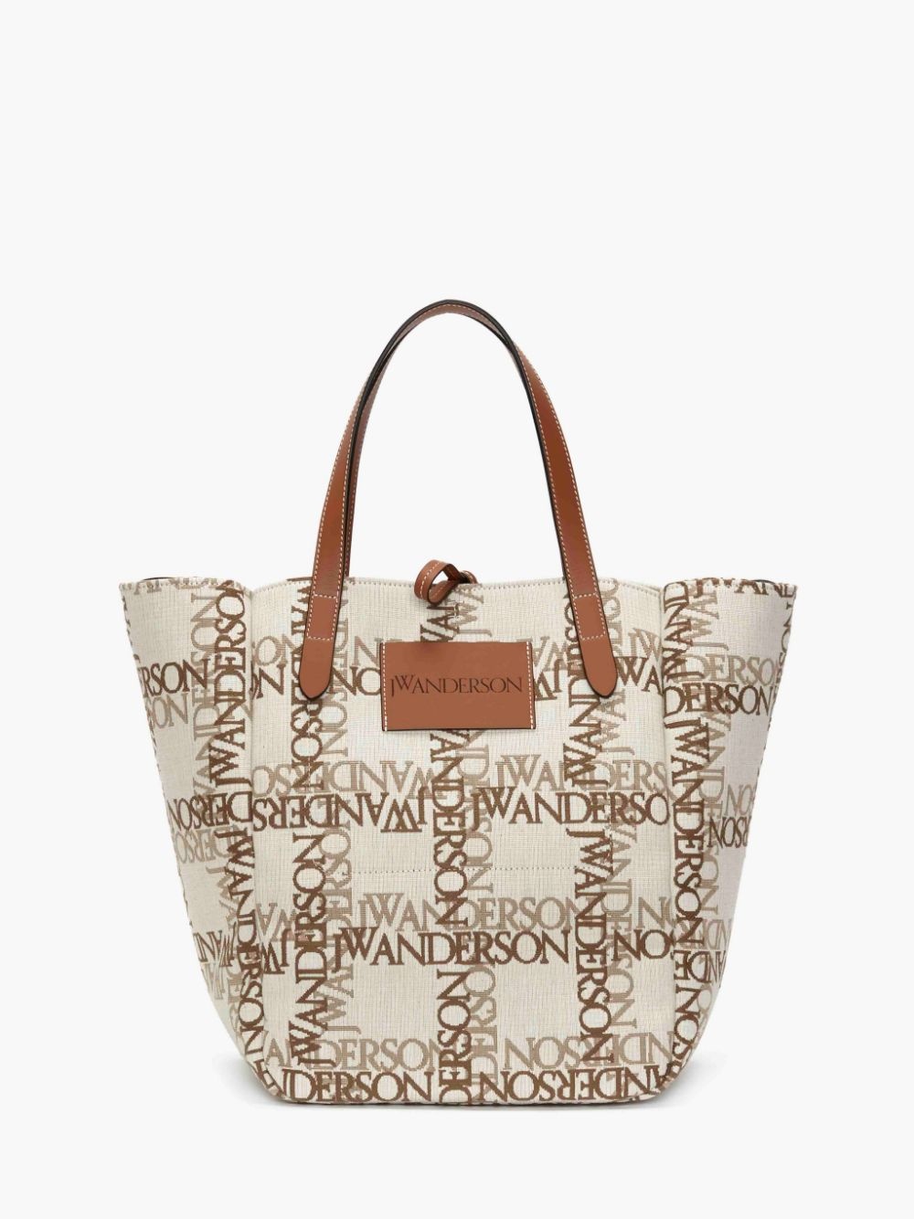 BELT TOTE BAG WITH LOGO GRID - 4