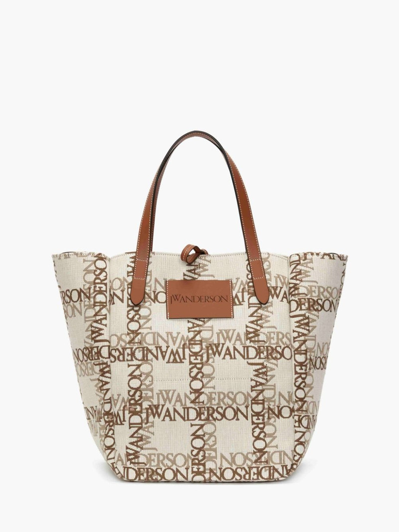 BELT TOTE BAG WITH LOGO GRID 4
