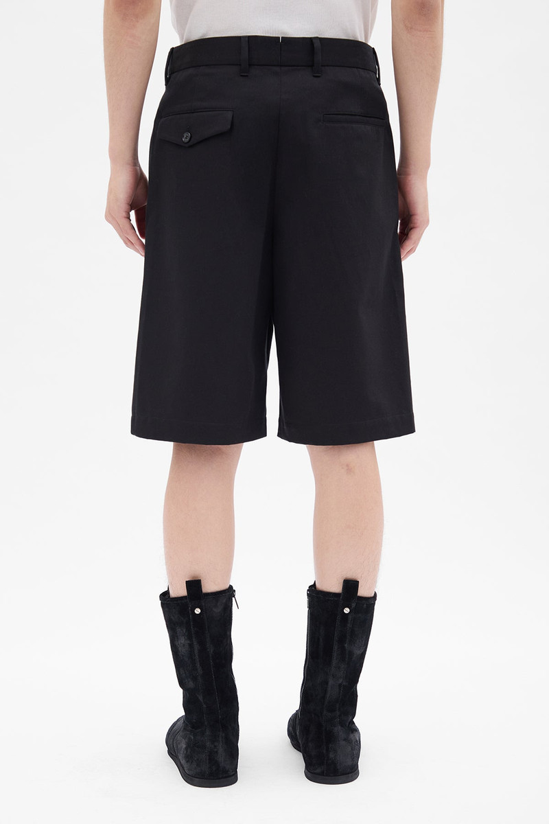 Noralft Wide Leg Pleated Shorts 3