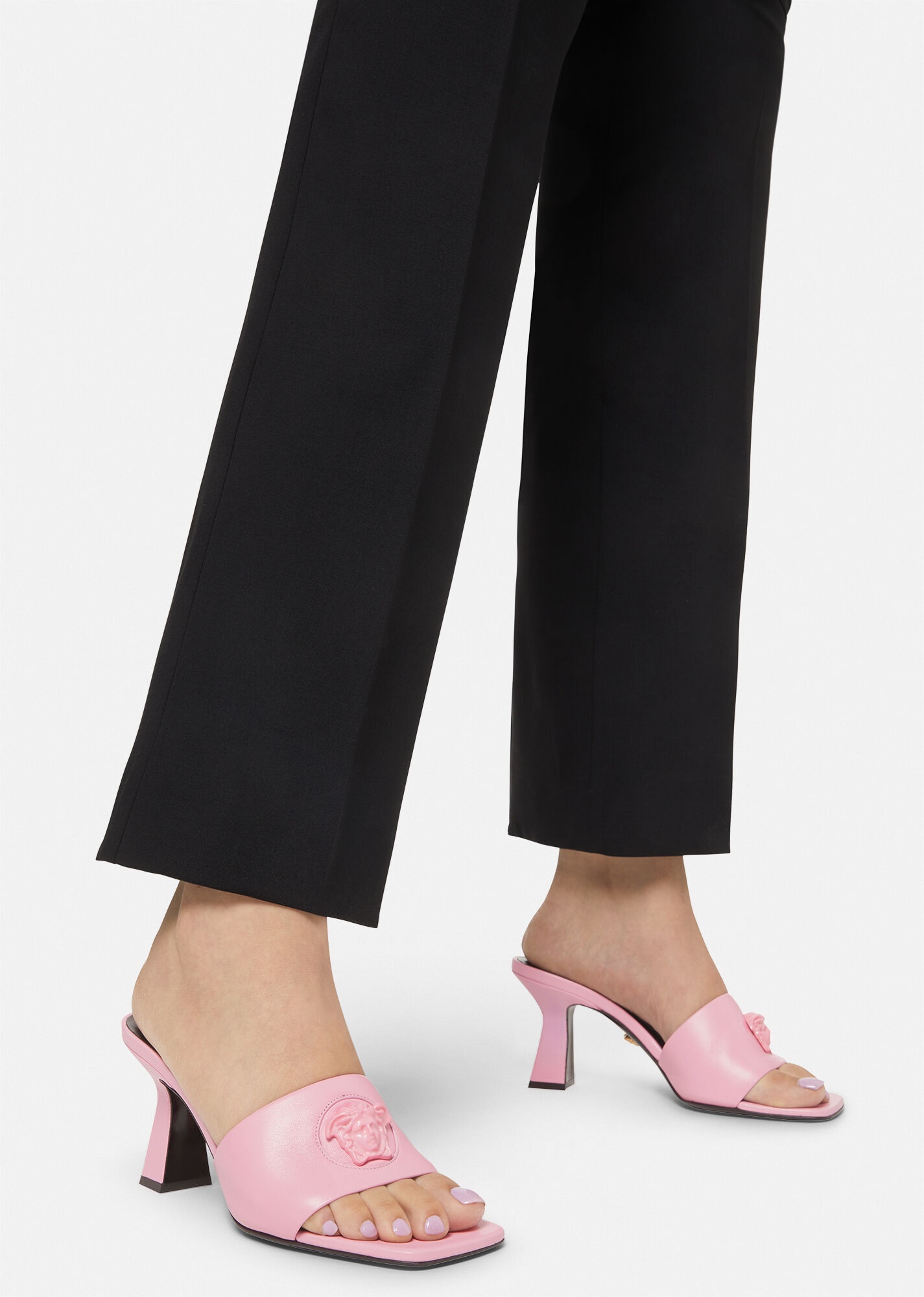 La Medusa Mid-Heel Mules - 5
