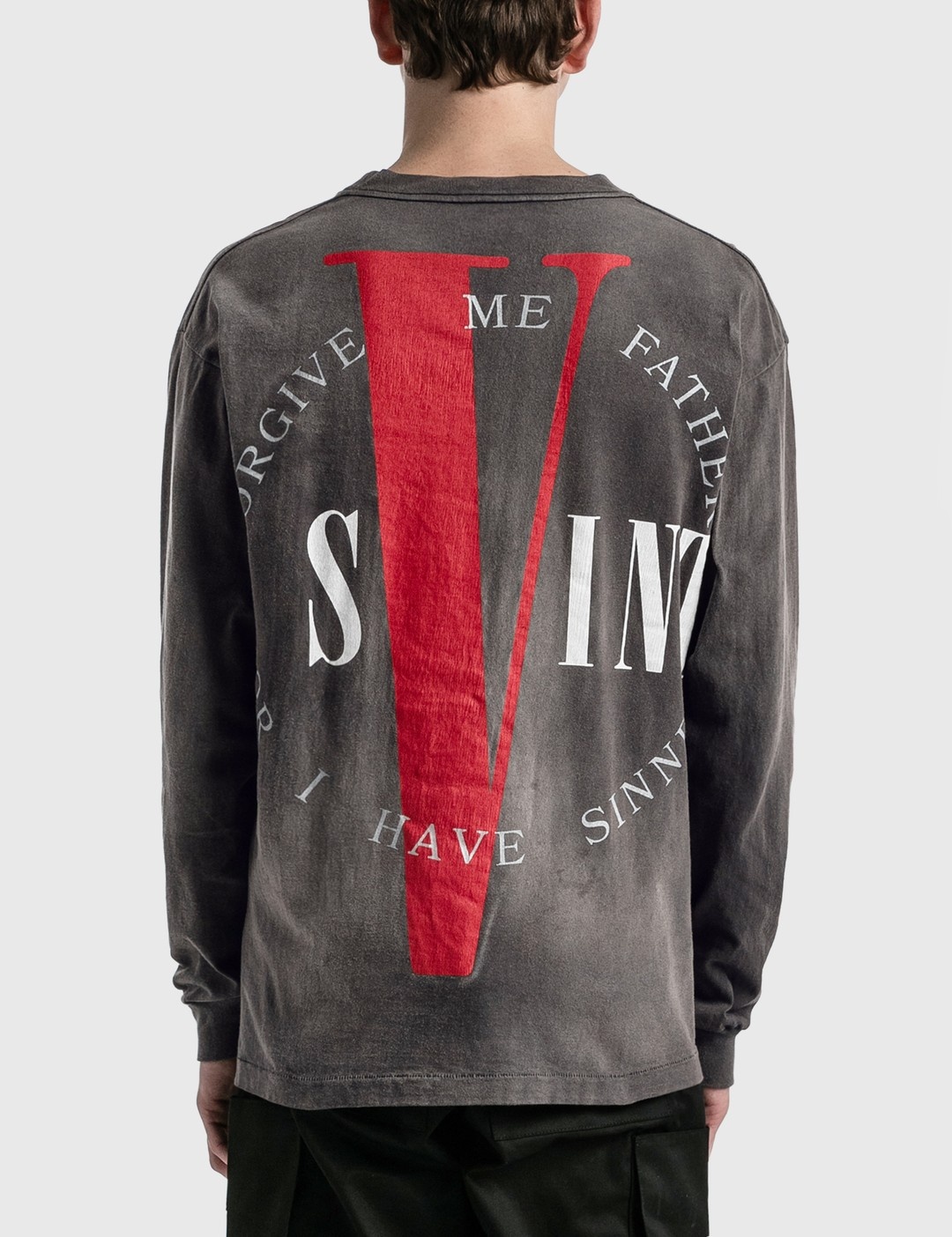slogan-print long-sleeved T-shirt - 7