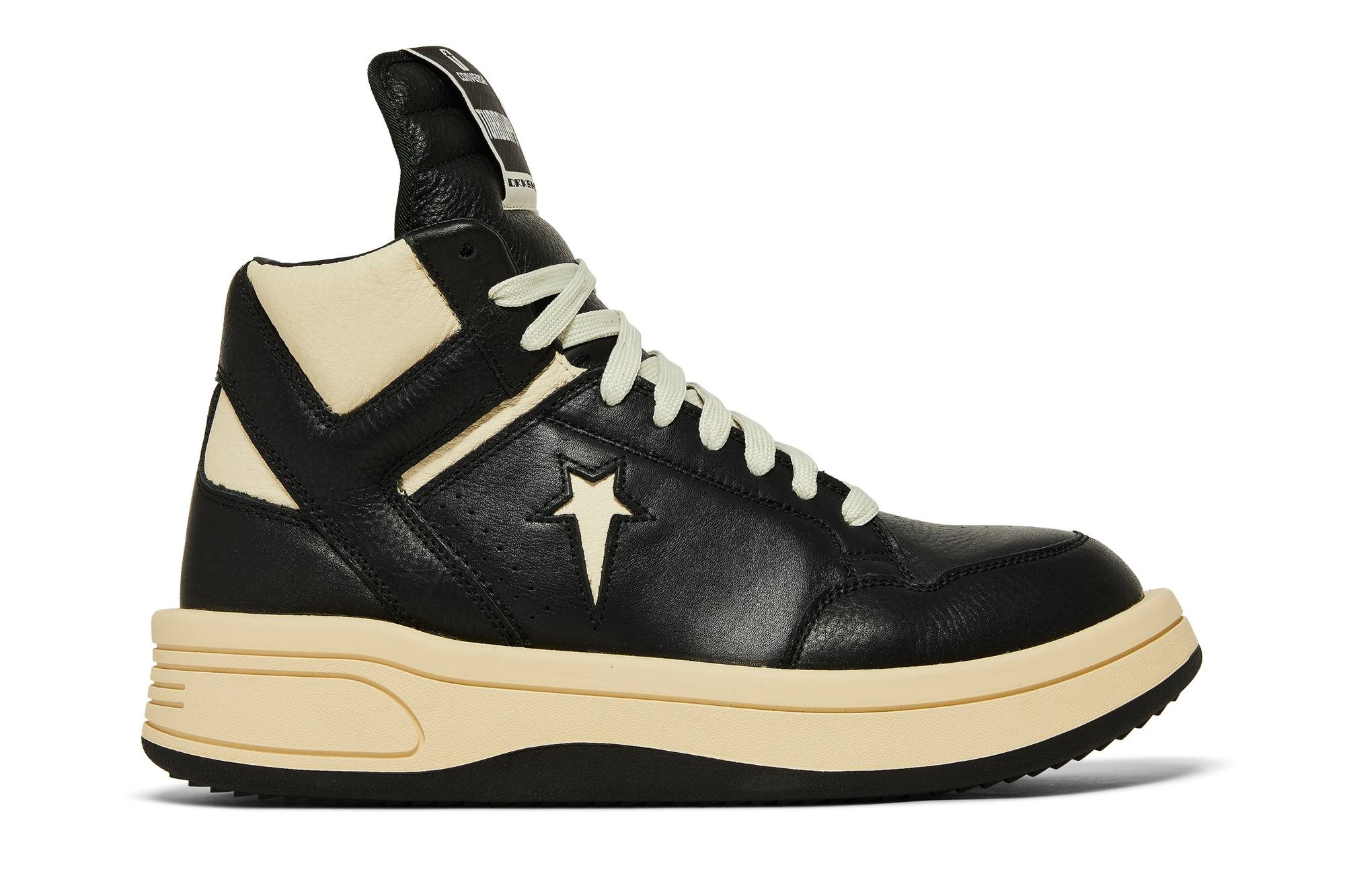 Rick Owens x TURBOWPN Mid 'Black Cloud Cream' - 1