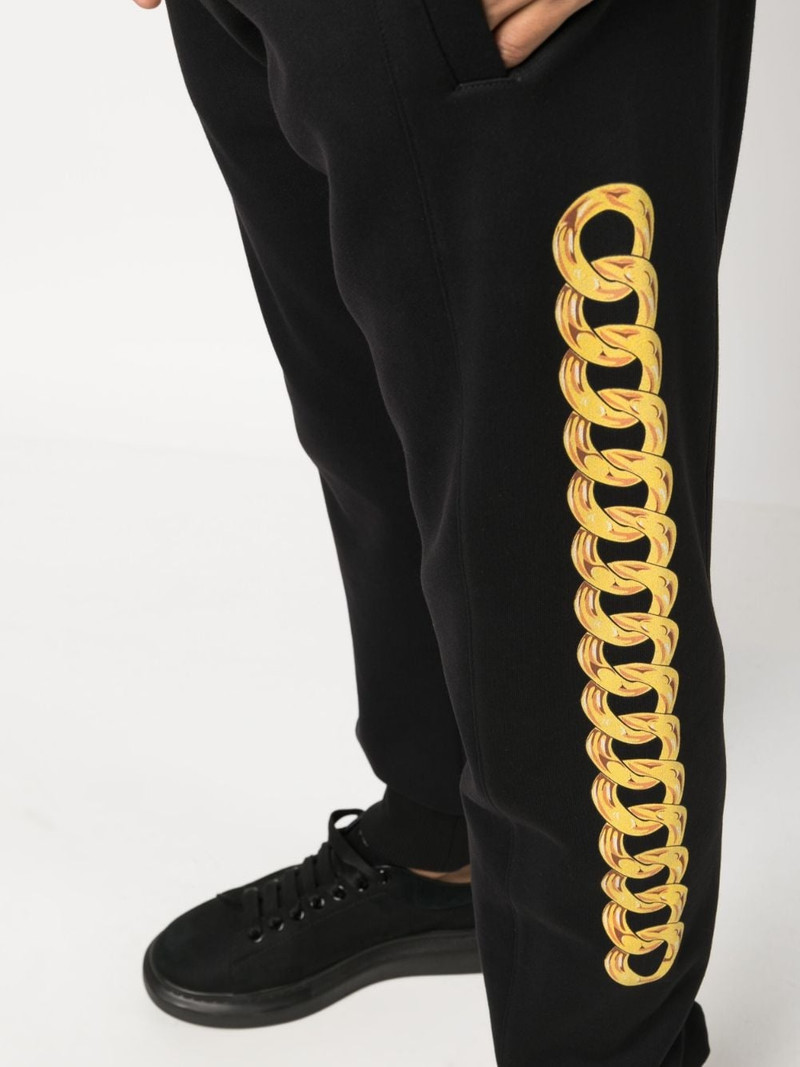 chain-print track pants 5