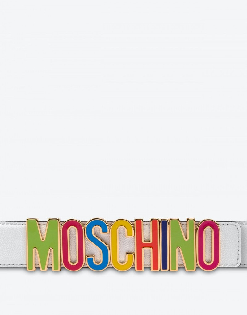 Moschino MULTICOLOR LOGO BELT outlook