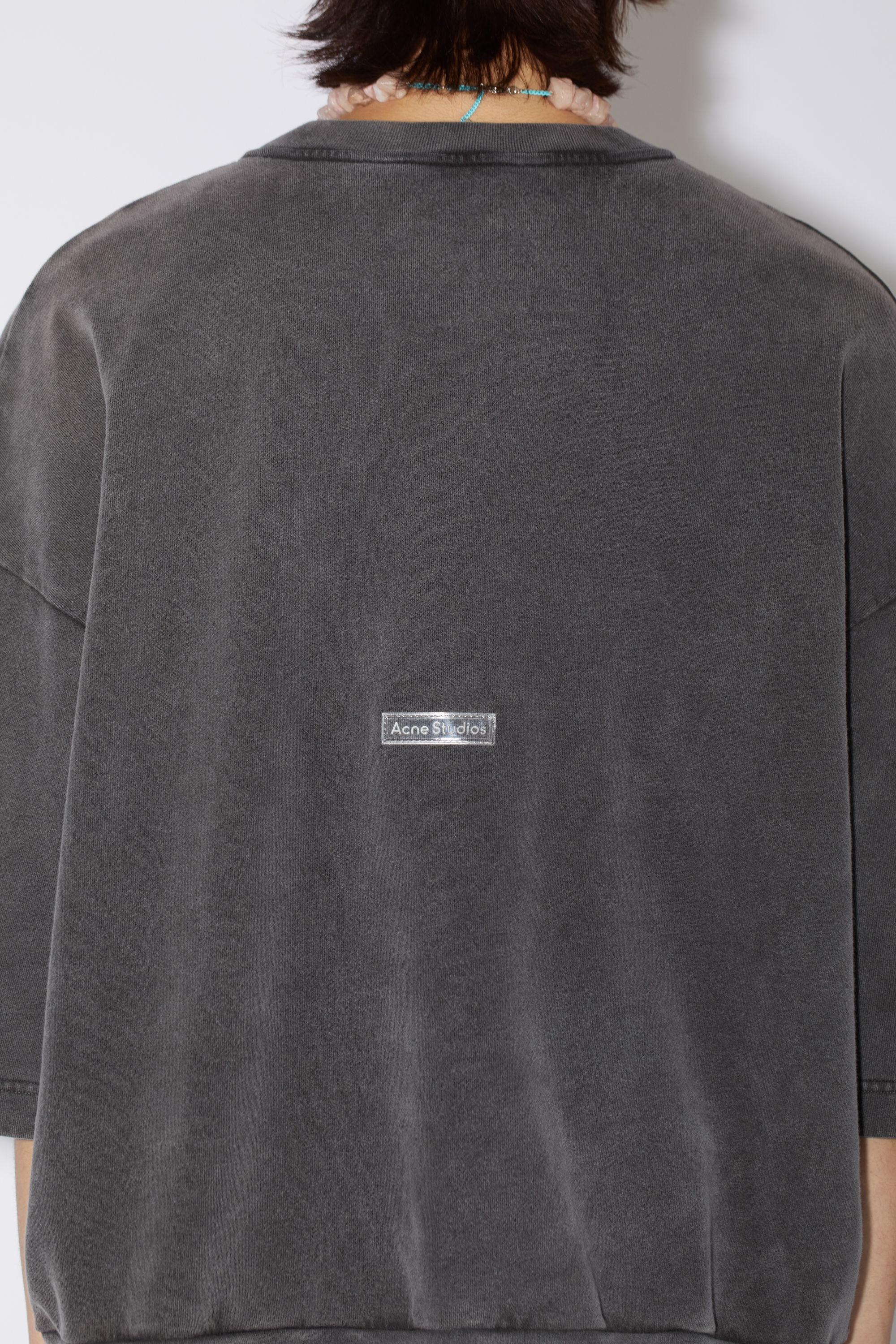 Patch logo t-shirt - Faded black - 5