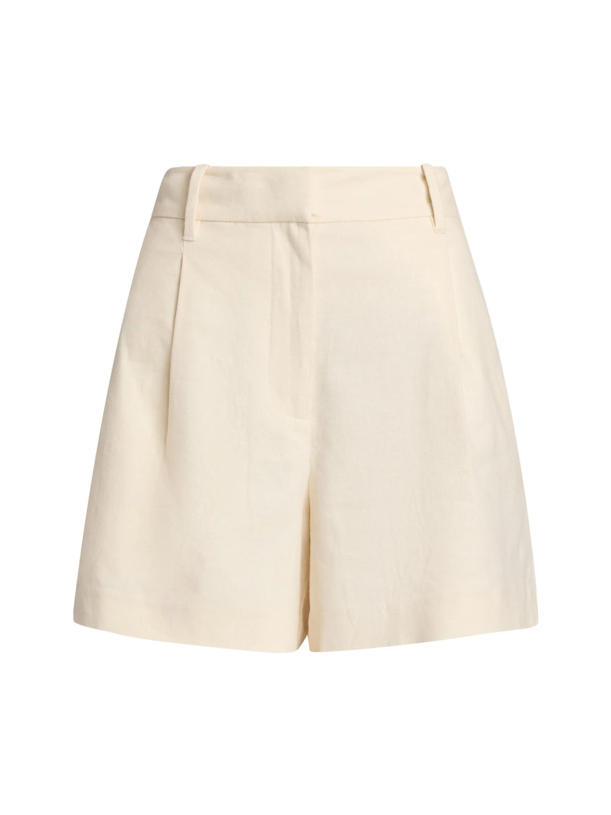 Women's Jodi Linen-Blend Shorts - Cream - 1