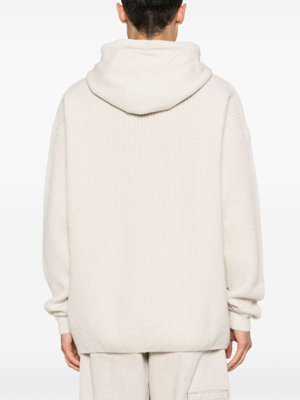 logo-embroidered hoodie - 4