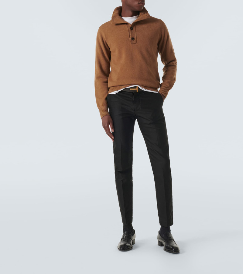 TOM FORD Wool and cashmere turtleneck sweater outlook