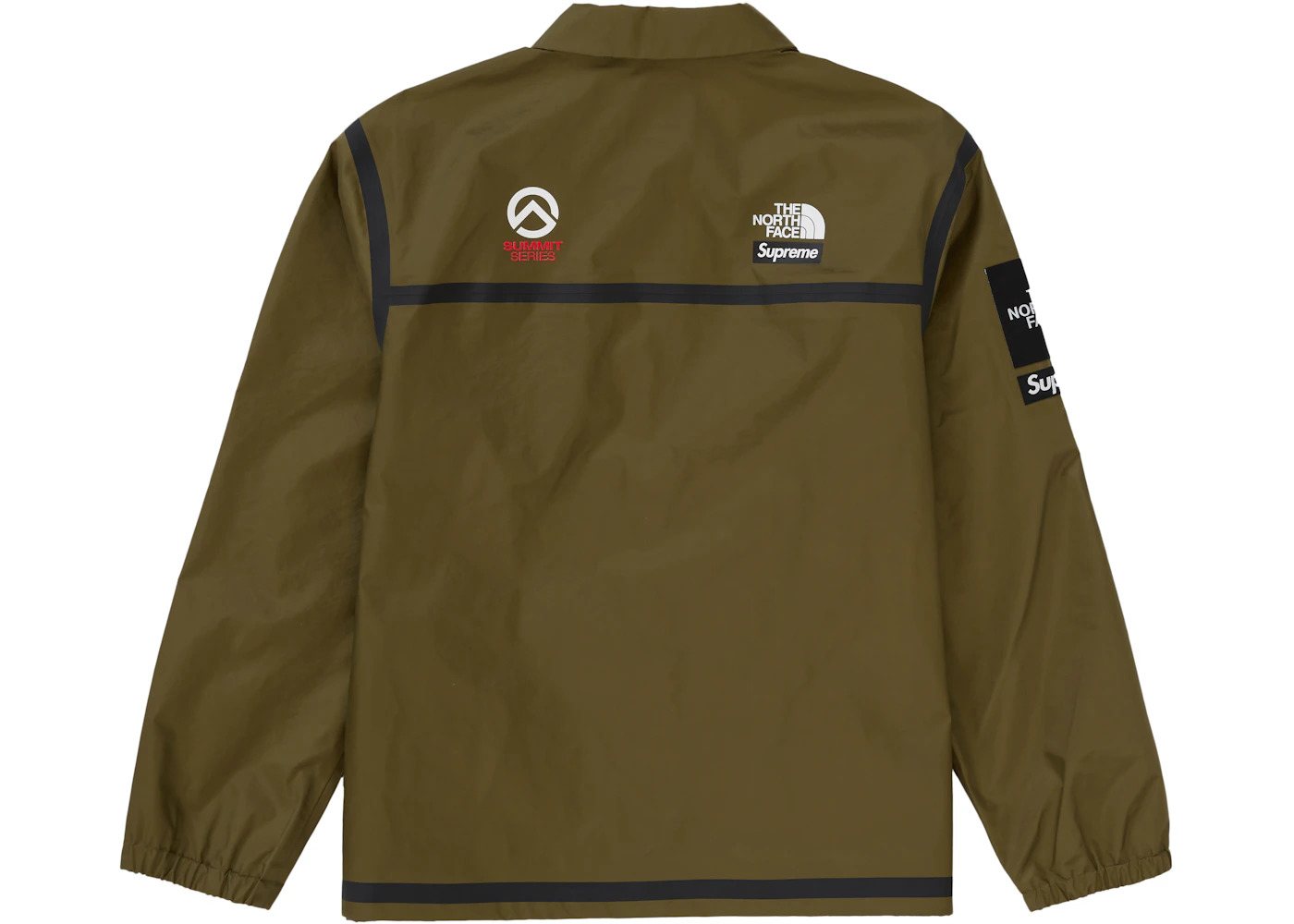 Supreme The North Face Summit Series Outer Tape Seam Coaches Jacket Olive - 3
