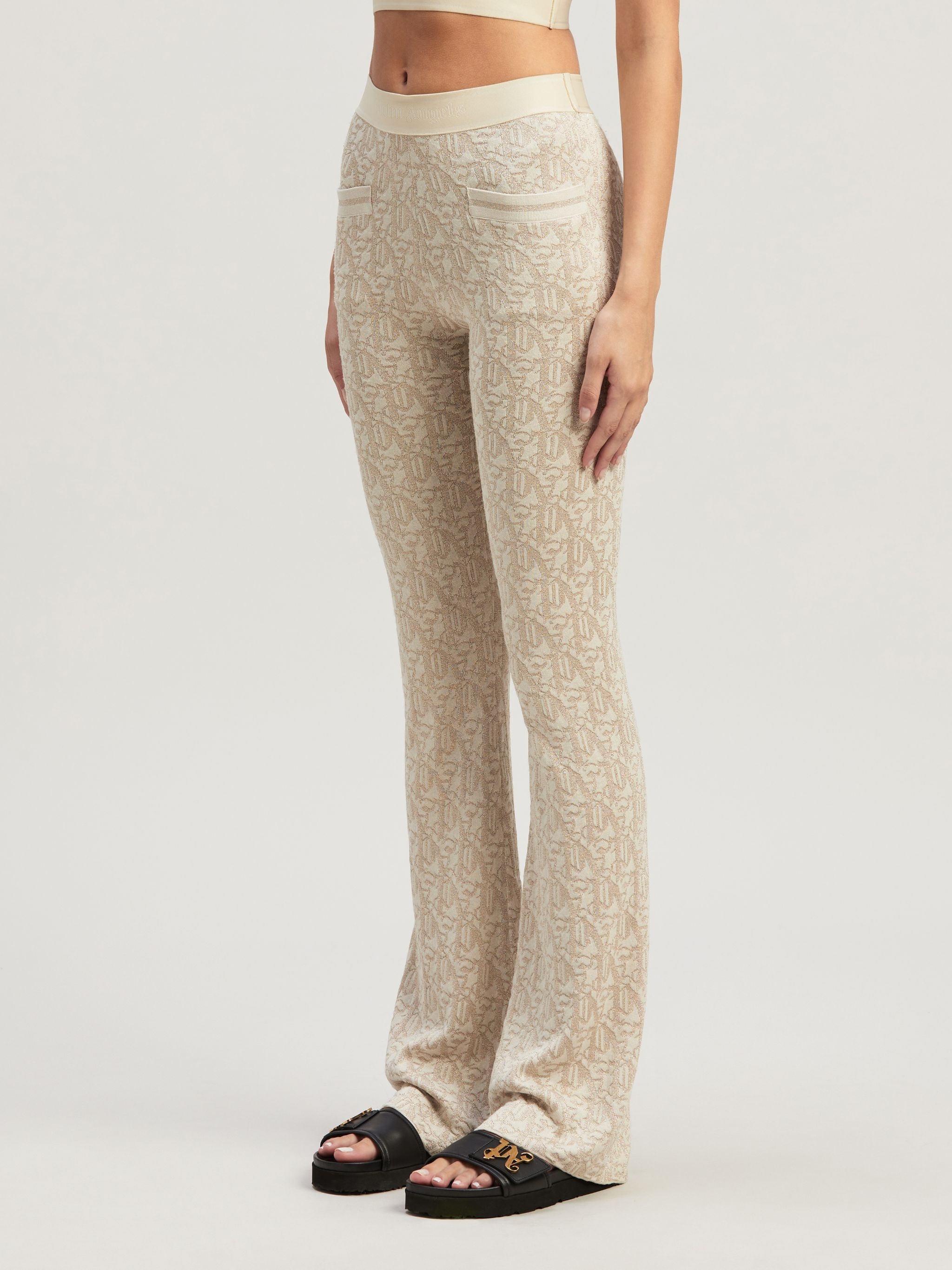 Monogram Jaquard Knit Pants - 4