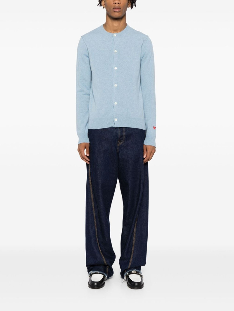 Comme des Garçons PLAY wool cardigan outlook