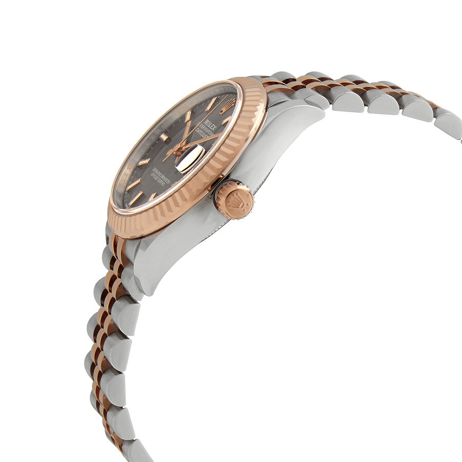 Rolex Datejust 31 Dark Rhodium Dial Automatic Ladies Steel and 18kt Everose Gold Jubilee Watch 27827 - 2
