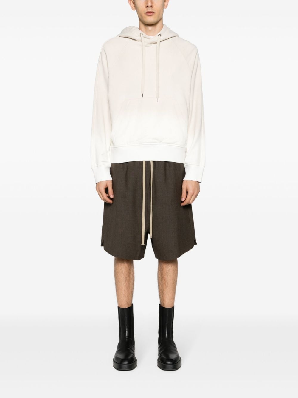 ombrÃ©-effect cotton hoodie - 2