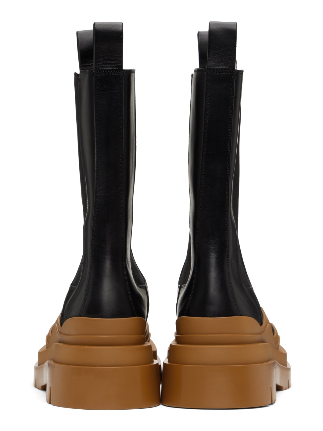Black Tire Chelsea Boots - 2