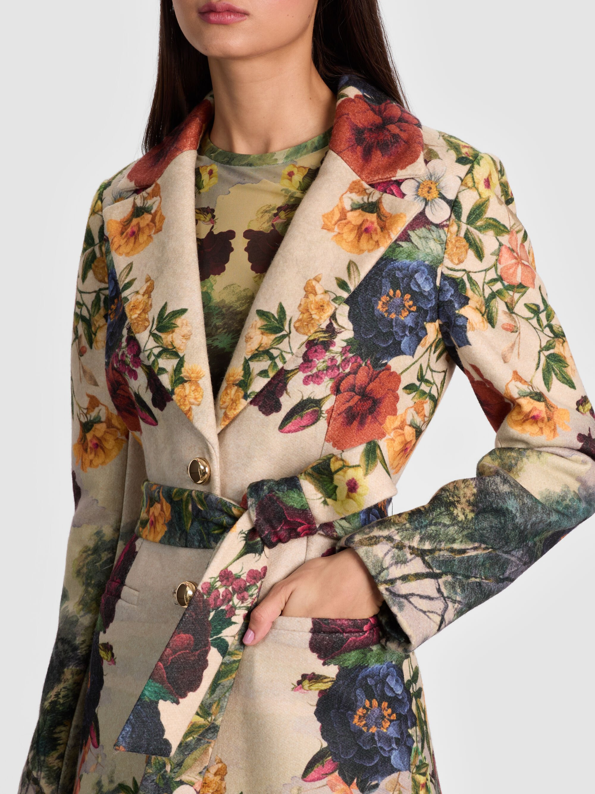 JOELLE BELTED COAT - 4